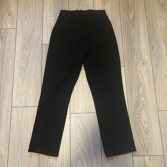 Abercrombie 90s Straight Ultra High Rise Curve Love Black - Picture 2 of 2